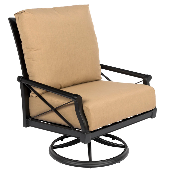 Woodard Patio Furniture - Andover Cushion - Big Man's Swivel Rocking Lounge Chair - 510677