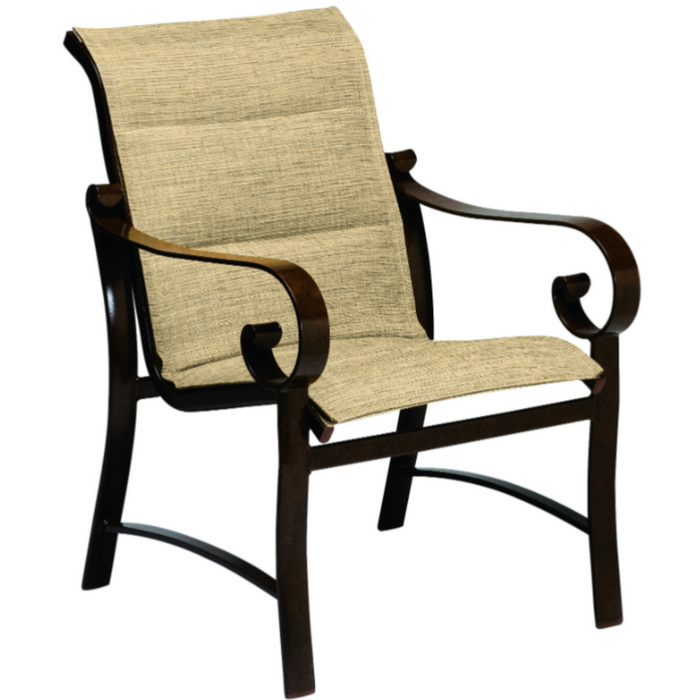 Woodard Patio Furniture - Belden Padded Sling Dining Arm Chair - 62H501