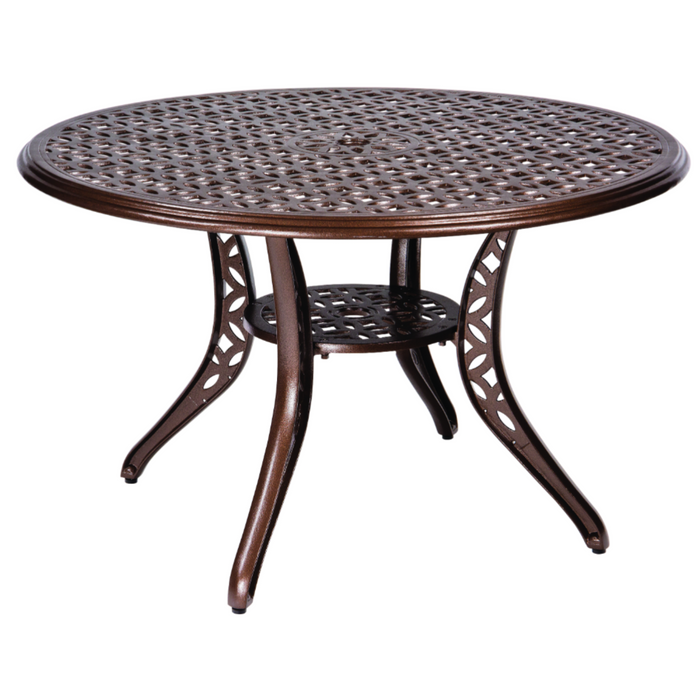 Woodard Patio Furniture - Casa - Round Dining Umbrella Table - 3Y48BT