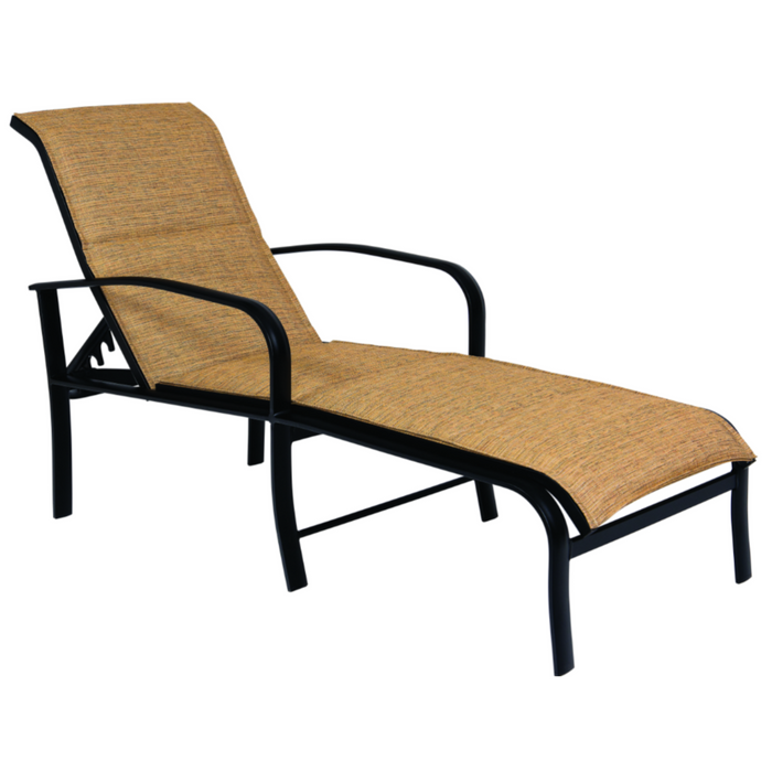 Woodard Patio Furniture - Fremont Padded Sling Adjustable Chaise Lounge - 2PH570