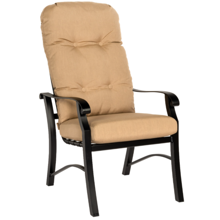 Woodard Patio Furniture - Cortland Cushion - High Back Dining Arm Chair - 4ZM426