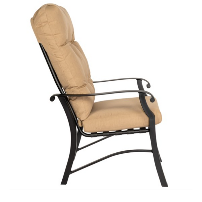 Woodard Patio Furniture - Cortland Cushion - High Back Dining Arm Chair - 4ZM426