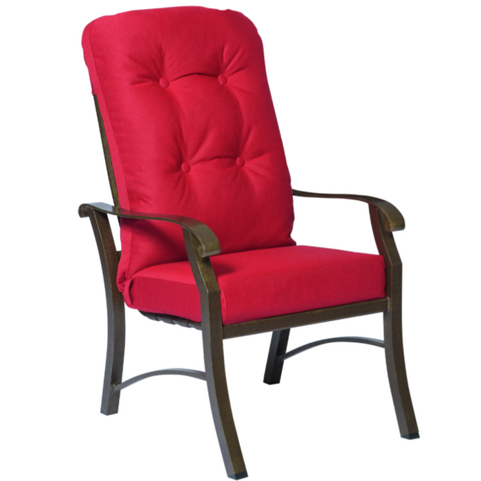 Woodard Patio Furniture - Cortland Cushion - High Back Dining Arm Chair - 4ZM426