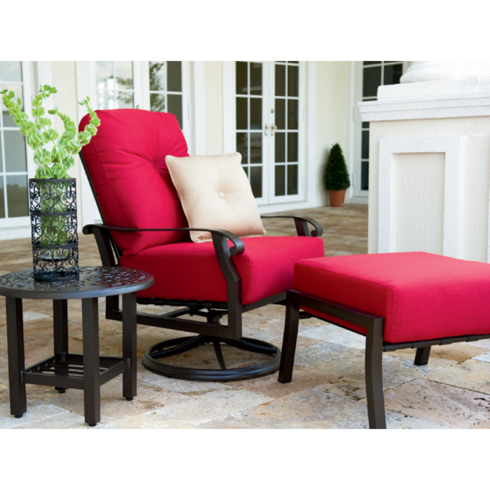 Woodard Patio Furniture - Cortland Cushion - Swivel Rocking Lounge Chair - 4Z0477