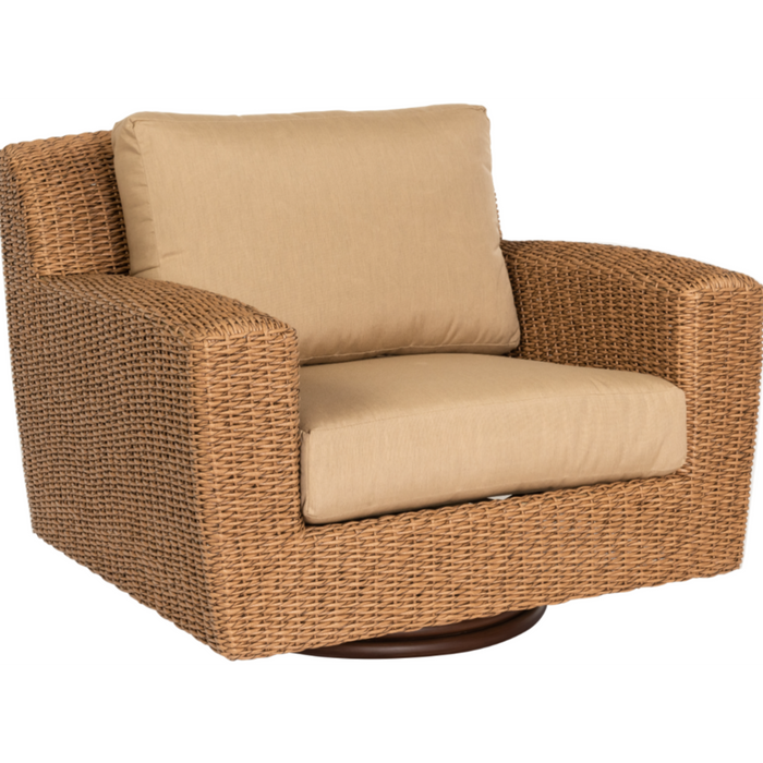 Woodard Patio Furniture - Saddleback - Wicker Swivel Lounge Chair - S523015