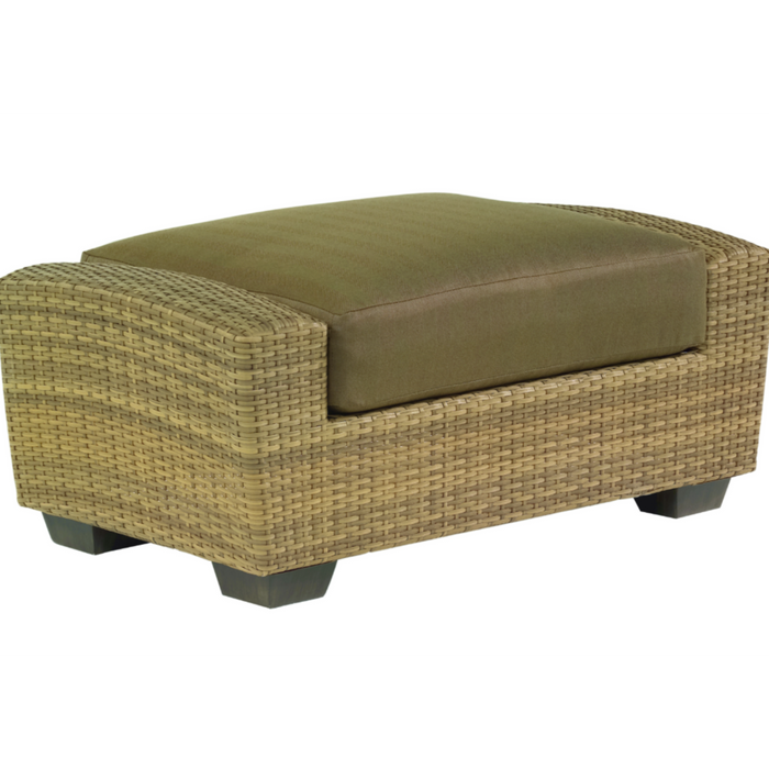 Woodard Patio Furniture - Saddleback - Wicker Ottoman - S523005