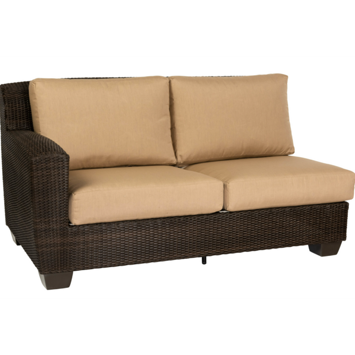 Woodard Patio Furniture - Saddleback - Wicker LAF Love Seat Sectional Unit - S523021L