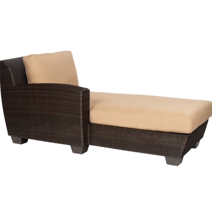 Woodard Patio Furniture - Saddleback - Wicker LAF Chaise Lounge Sectional Unit - S523041L