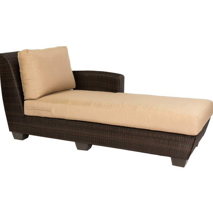 Woodard Patio Furniture - Saddleback - Wicker RAF Chaise Lounge Sectional Unit - S523041R