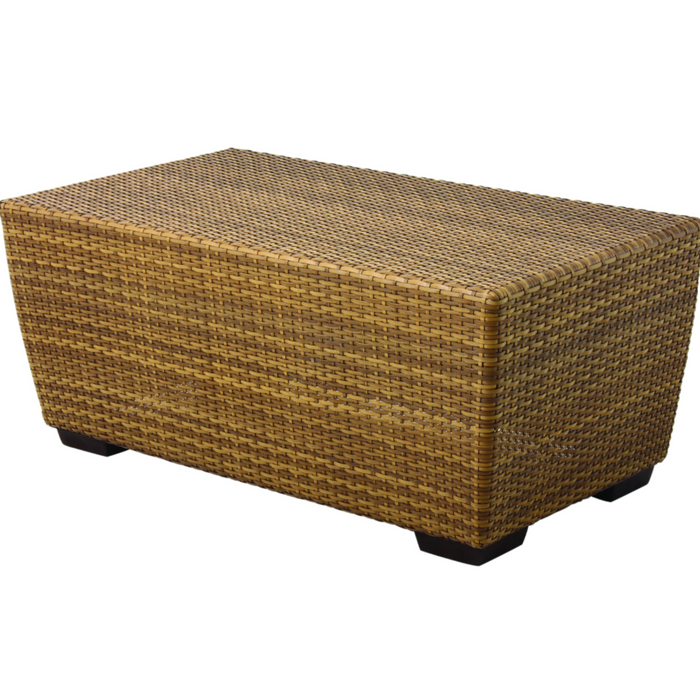 Woodard Patio Furniture - Saddleback - Wicker Rectangular Coffee Table - S523213