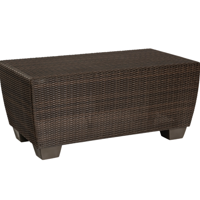 Woodard Patio Furniture - Saddleback - Wicker Rectangular Coffee Table - S523213