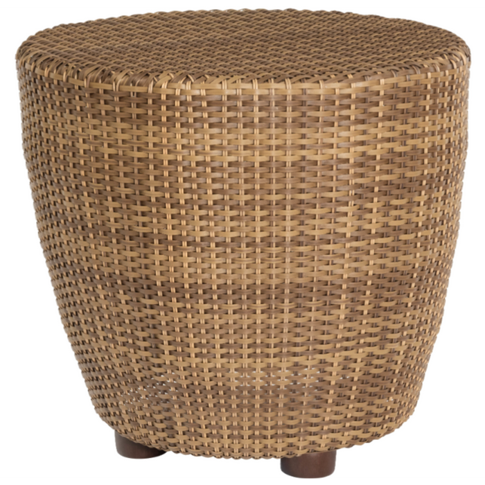 Woodard Patio Furniture - Saddleback - Wicker Round End Table - S507201