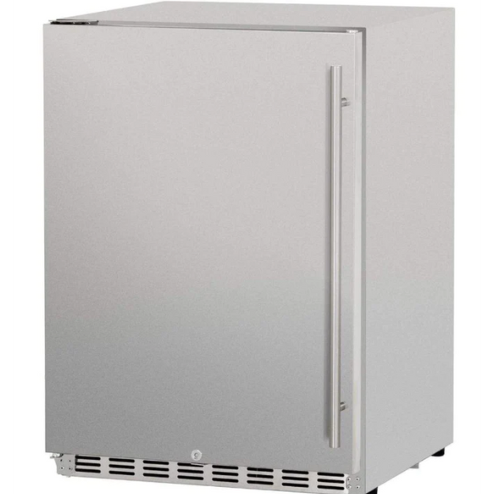 Summerset Refrigeration - 5.3c Deluxe Outdoor Rated Fridge Right to Left Opening - SSRFR-24D-R