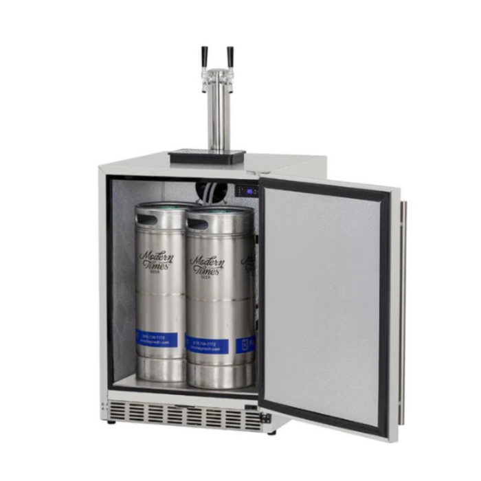 Summerset Refrigeration - 6.6c Deluxe Outdoor Rated Kegerator - No Tap - SSRFR-24DK