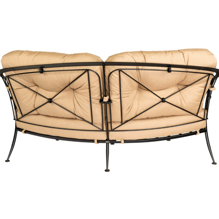 Woodard Patio Furniture - Derby - Crescent Love Seat - 4T0063