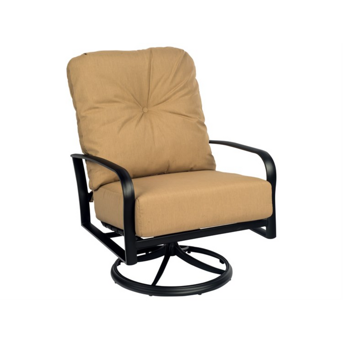 Woodard Patio Furniture - Fremont Cushion Aluminum Big Man's Swivel Rocking Lounge Chair - 9U0677