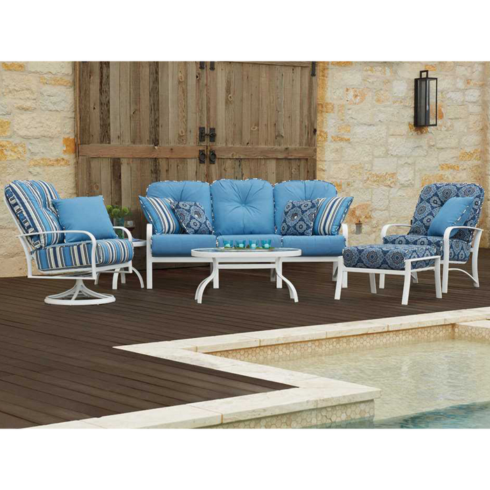 Woodard Patio Furniture - Fremont Cushion Aluminum Ottoman - 9U0486