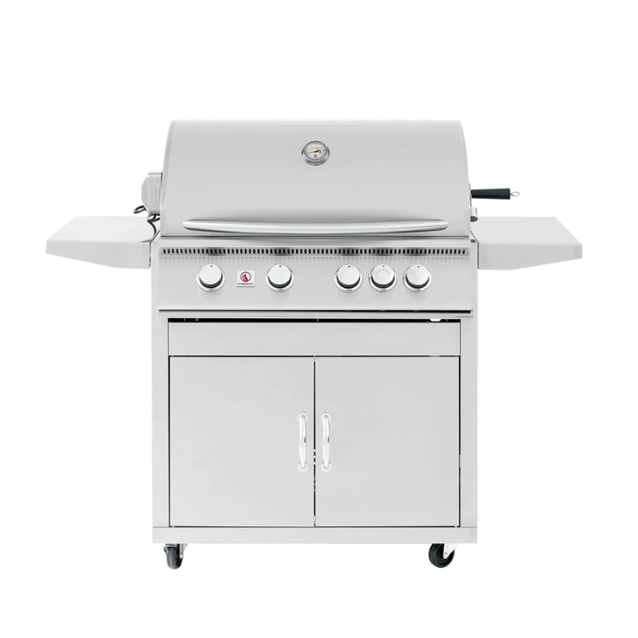 Summerset Grills - 32" Freestanding Cart for Sizzler Gas Grills - CART-SIZ32