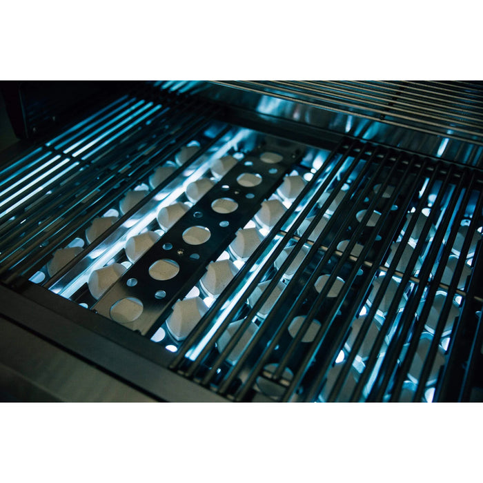 Summerset - Sizzler Pro 40-Inch 5-Burner Built-In Natural Gas Grill with Rear Infrared Burner - SIZPRO40-NG